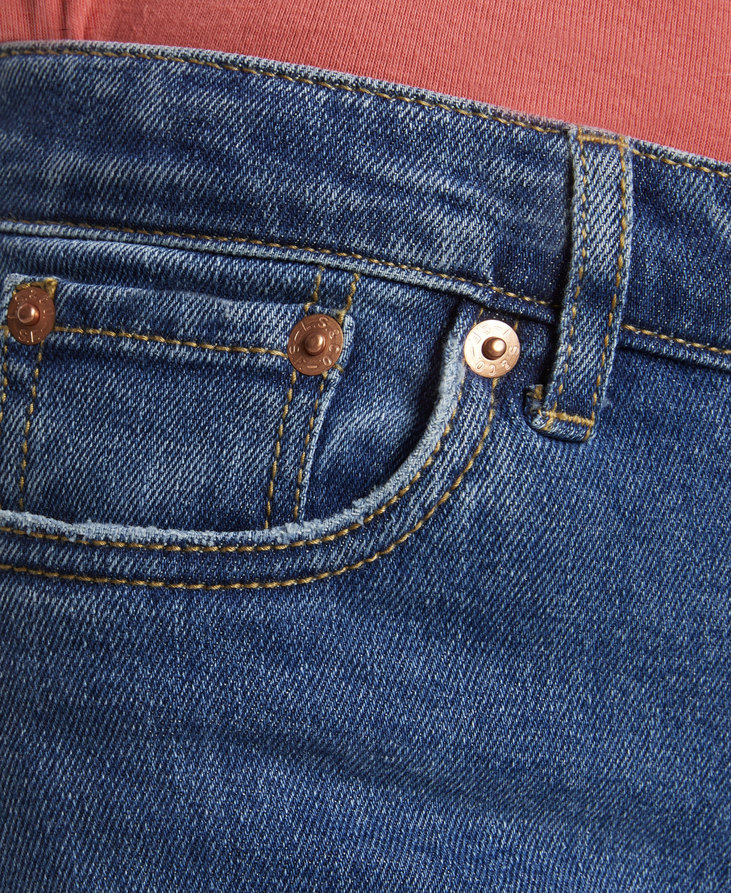 Levi's Girls' 7-16 Vintage-Like Mid-Rise Wide Leg Jeans - Dark Blue