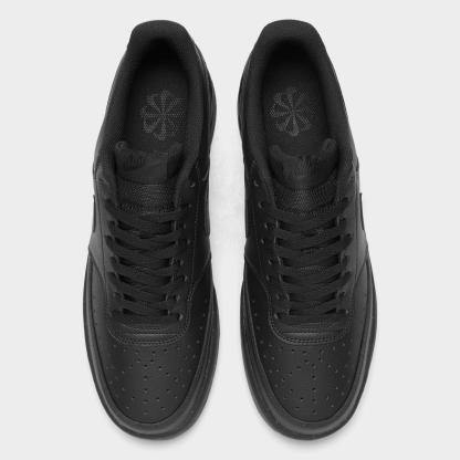 Men's Nike Court Vision Low Next Nature Casual Shoes - Black/Black