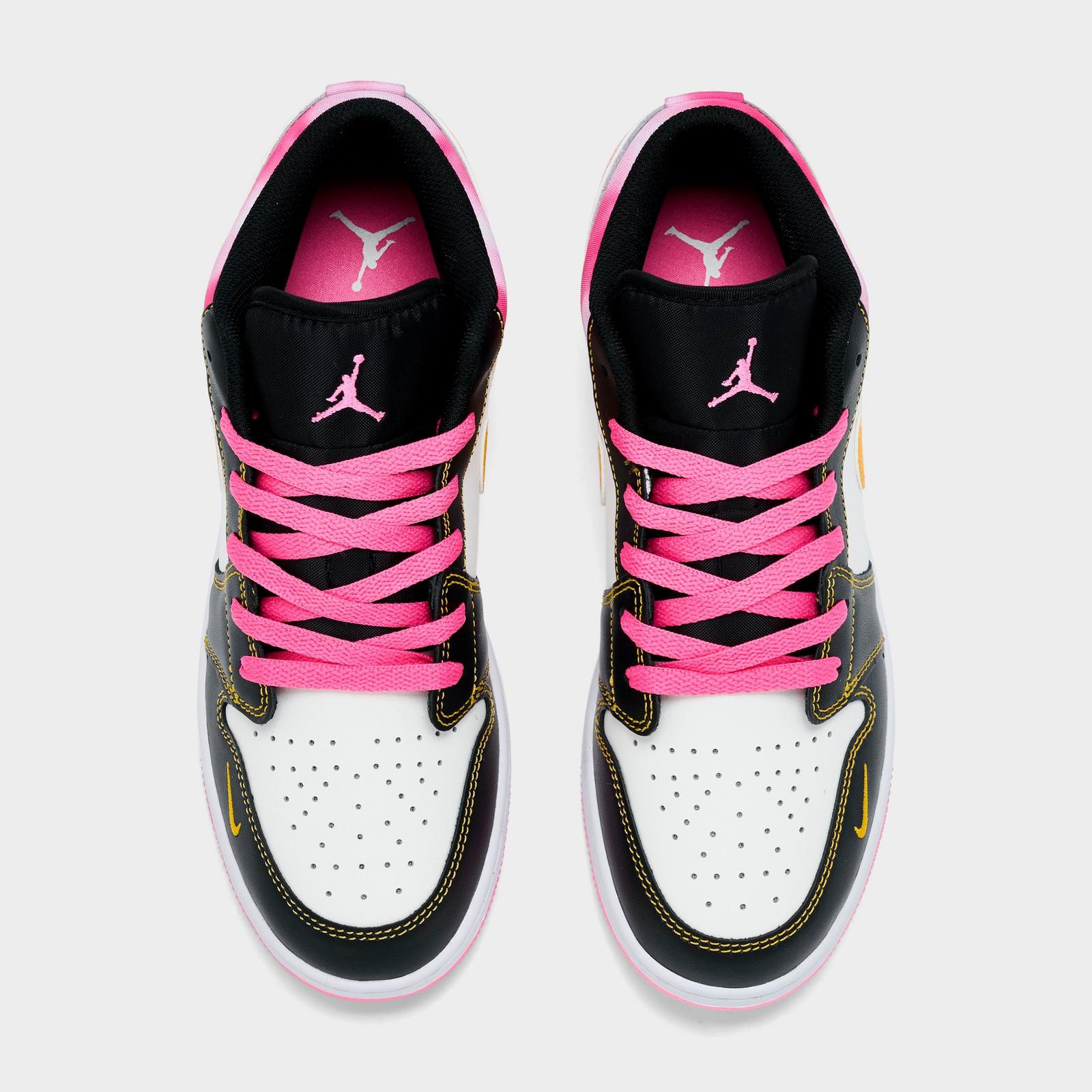 Big Kids' Air Jordan 1 Low SE Casual Shoes - -alternating high-traction grippy rubber sole - view 5