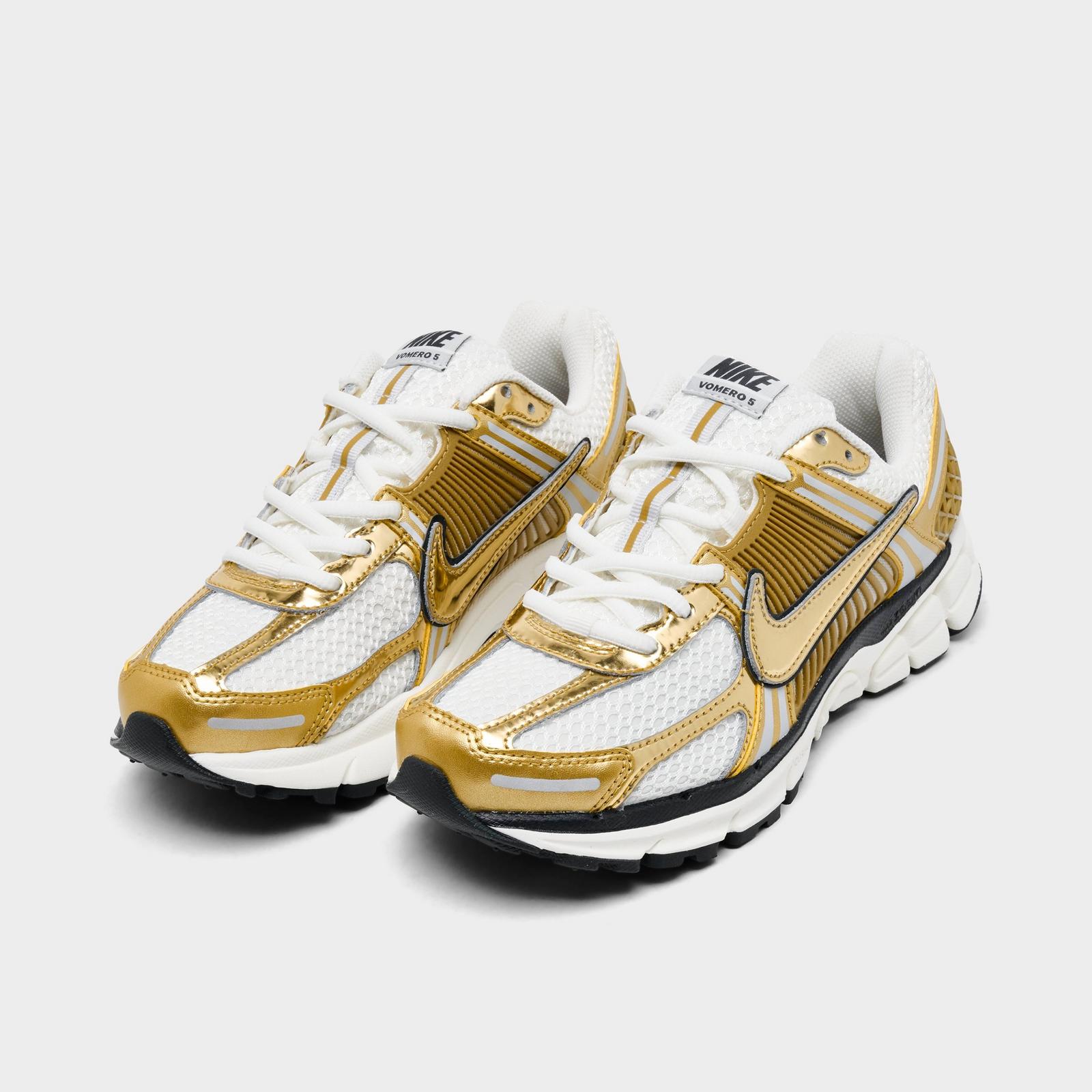 Women's Nike Zoom Vomero 5 Casual Shoes - Photon Dust/Gridiron/Sail/Metallic Gold