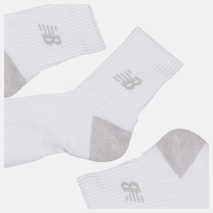 New Balance Active QTR Socks 3 Pack, LAS35204WT