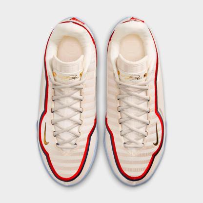 Nike LeBron 23 Basketball Shoes - Pale Ivory/Metallic Gold/University Red