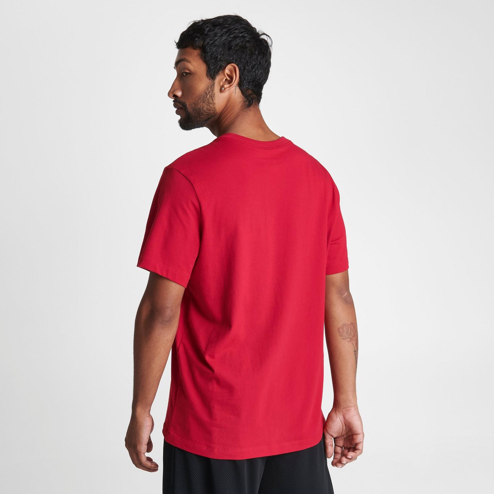 Men's Jordan Jumpman Embroidered Logo T-Shirt - Gym Red/Black - view 4