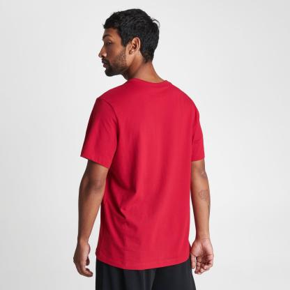 Men's Jordan Jumpman Embroidered Logo T-Shirt - Gym Red/Black - view 4