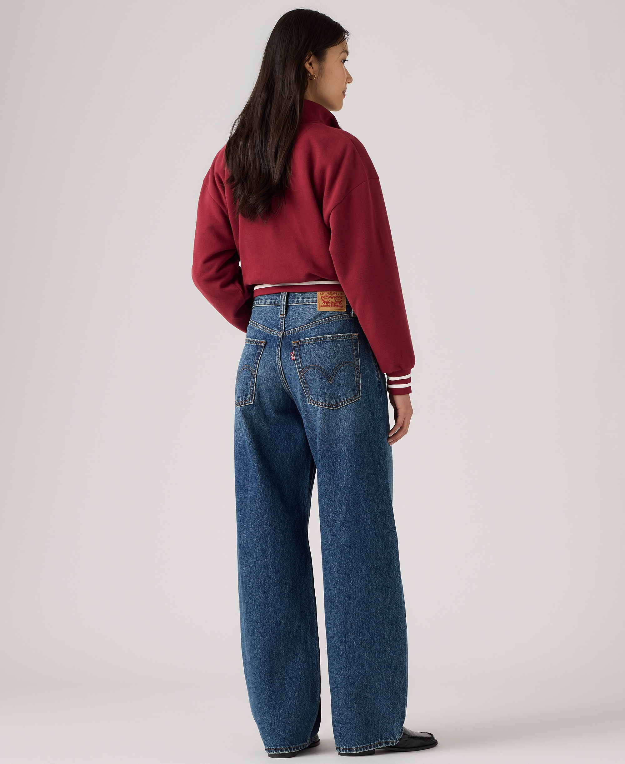 Levi's Women's Mid-Rise Middy Balloon Jeans - Fixed Down