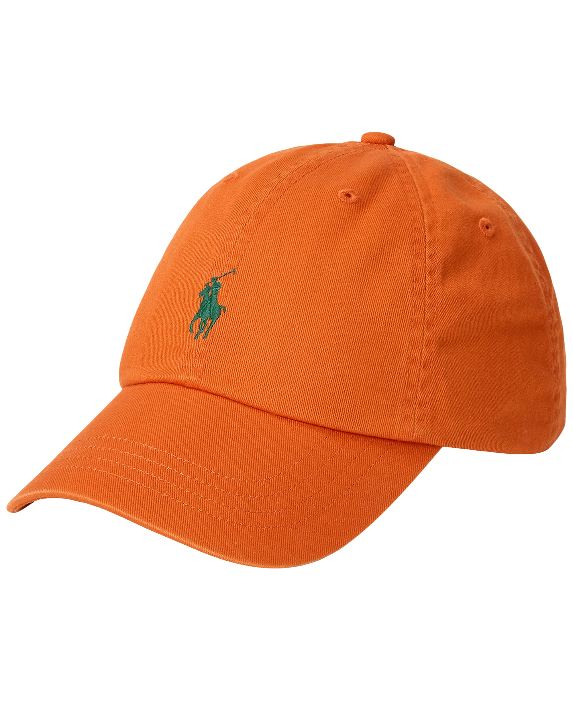 Polo Ralph Lauren Men's Classic Baseball Hat - College Orange W/ C5200