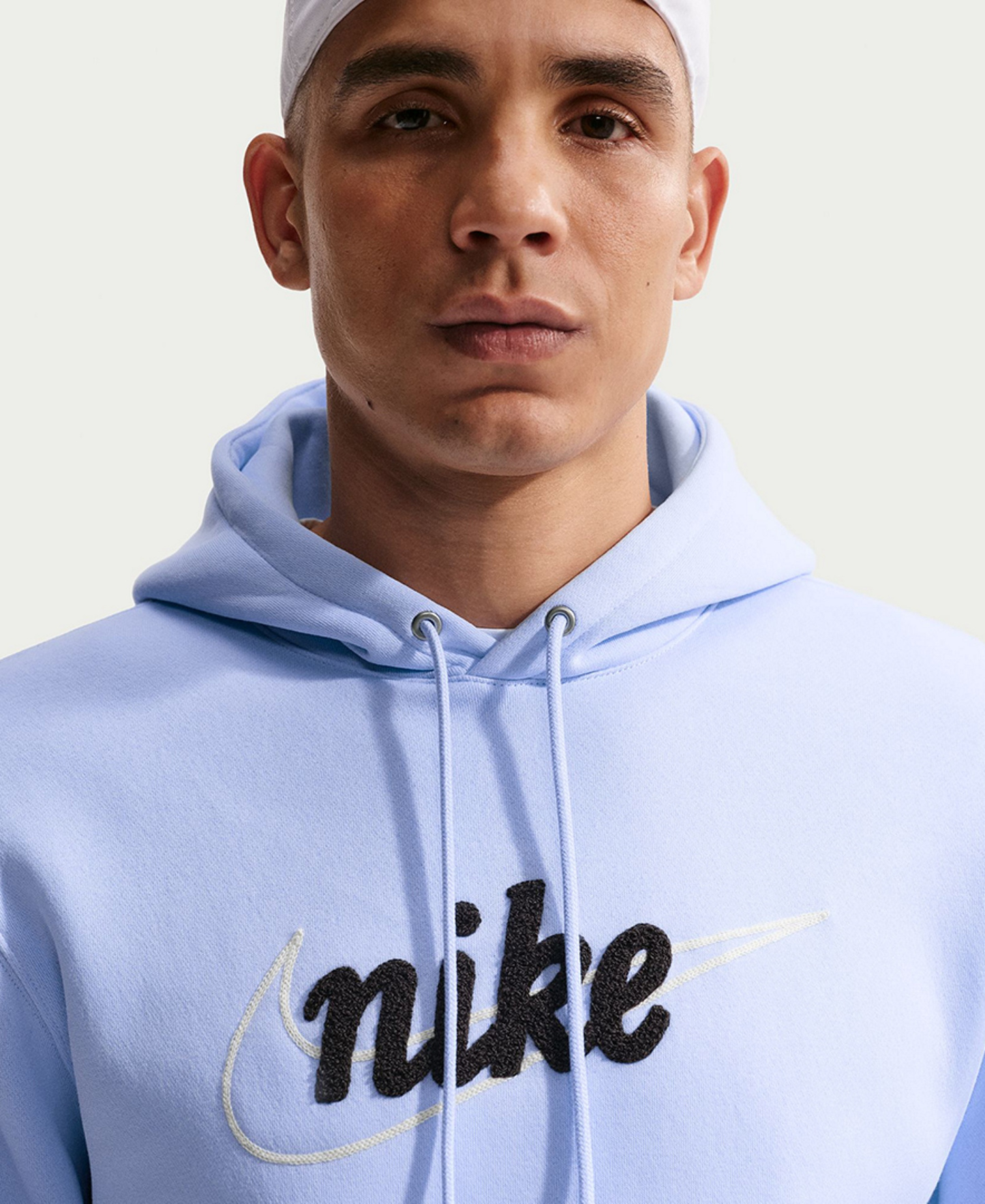 Nike Men's Embroidered Logo Relaxed-Fit Sweatshirt - Hydrogen Blue