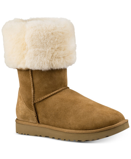 UGG® Women's Classic Round Toe II Tall Boots - Chestnut