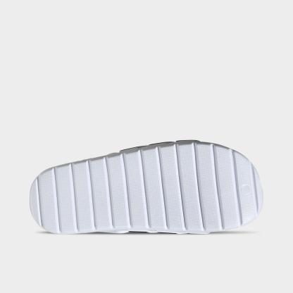 Men's adidas adilette 2.0 Clog Shoes - White/Black/Gold Metallic - view 6
