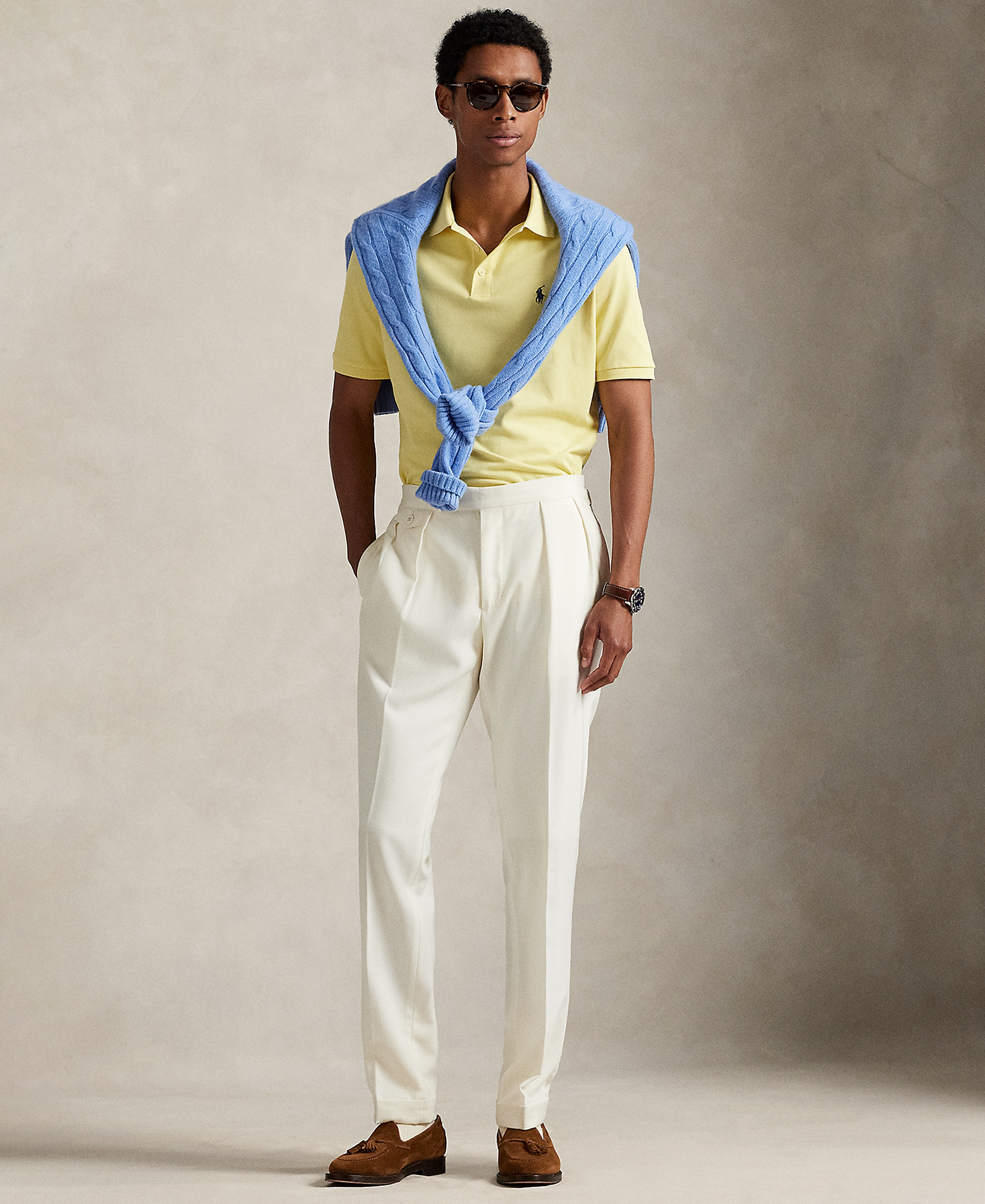 Polo Ralph Lauren Men's Classic-Fit Polo Shirt - Wicket Yellow