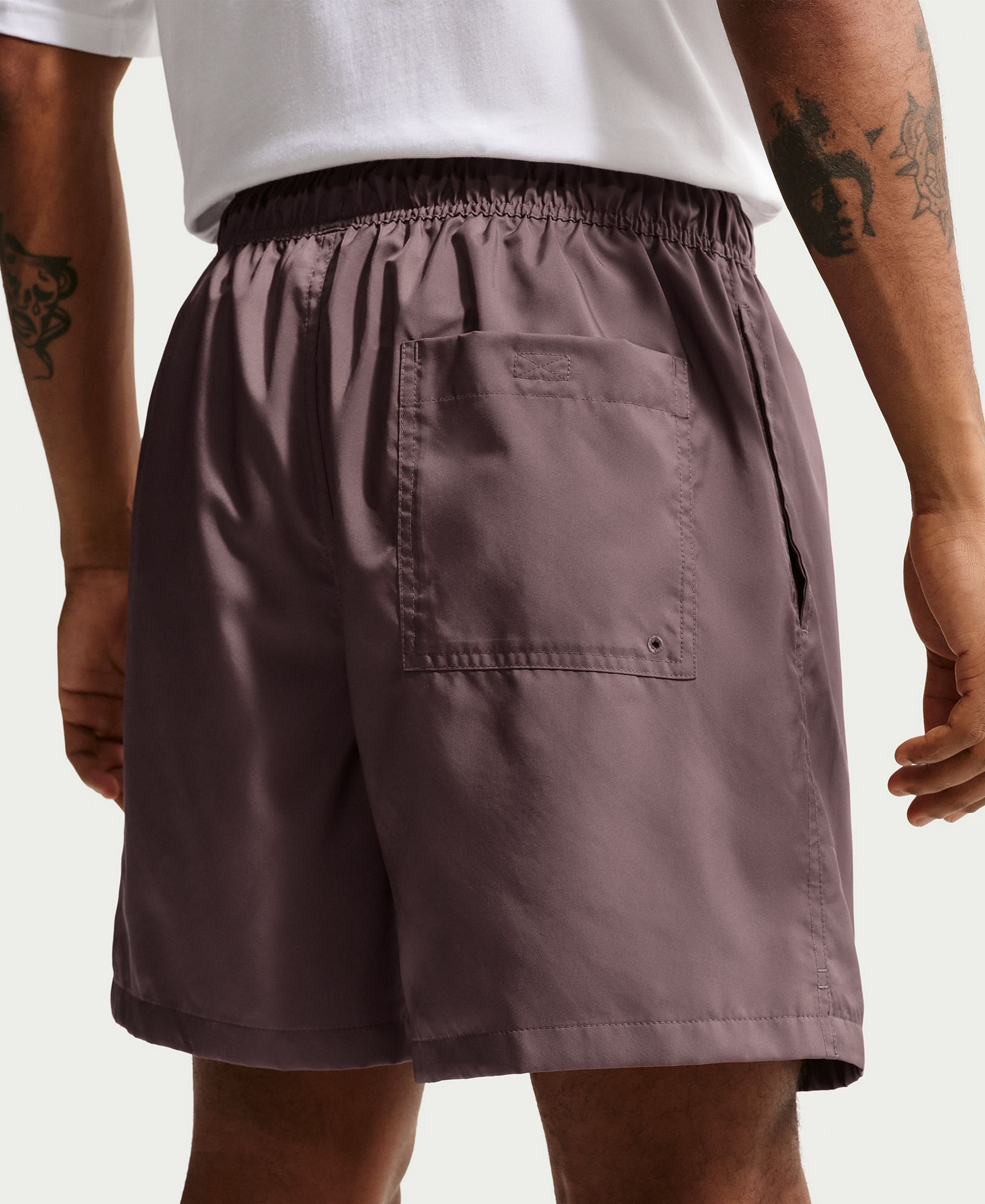 Nike Men's Club Flow Relaxed-Fit Drawstring Shorts - Tattoo/White
