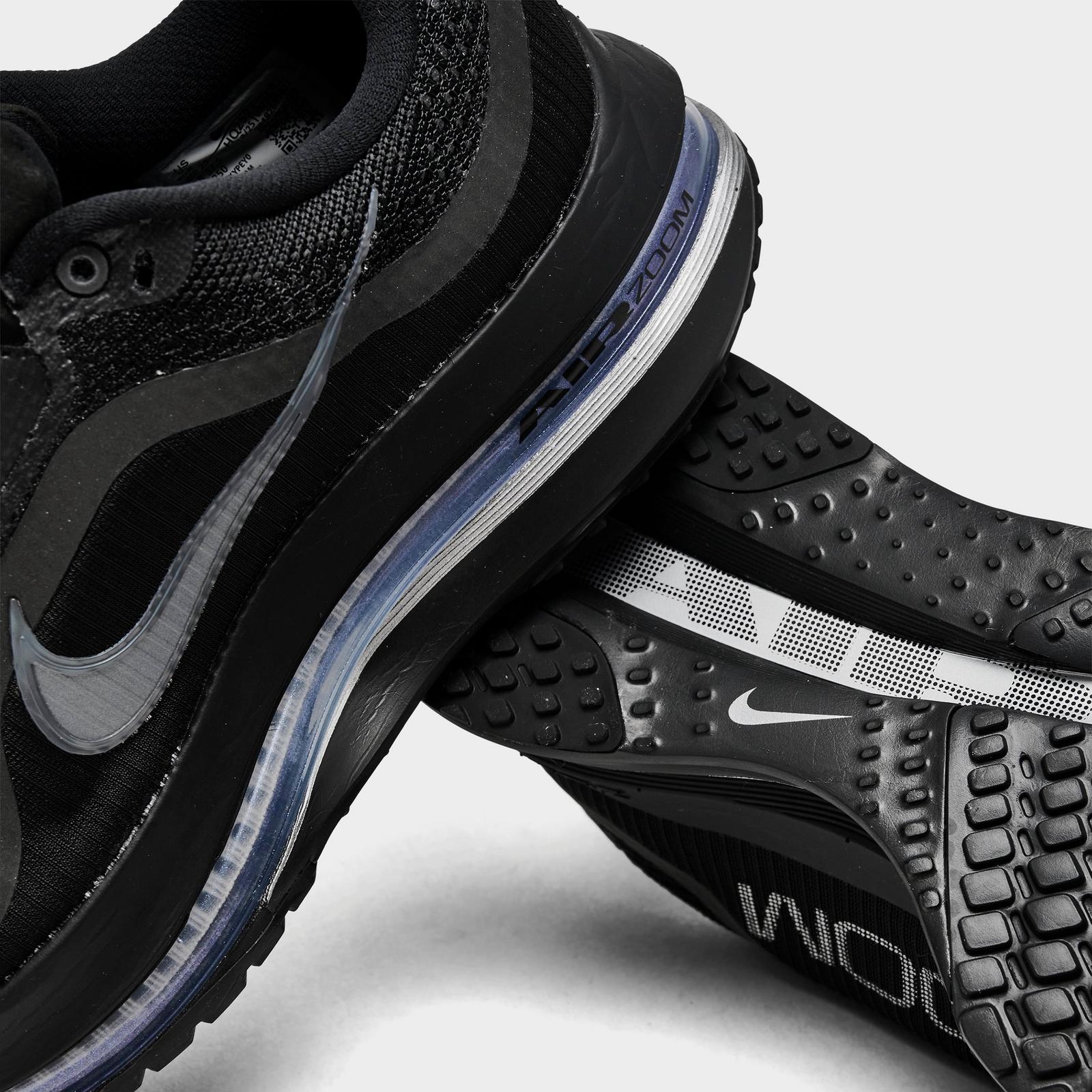 Women's Nike Pegasus Premium Running Shoes - Black/Metallic Silver/Black