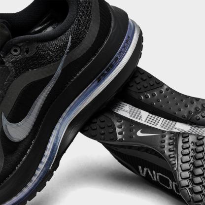 Women's Nike Pegasus Premium Running Shoes - Black/Metallic Silver/Black