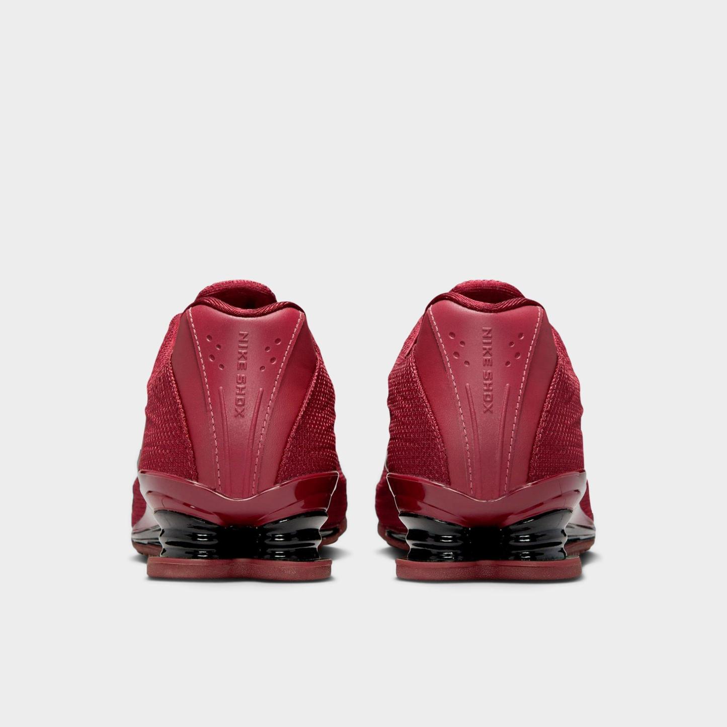 Women's Nithtke Shox Z Casual Shoes - Part 1 - Dark Team Red/Mystic Dates/Black - Back view