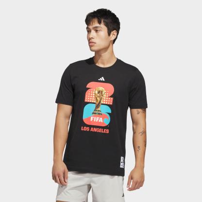 Men's adidas Soccer FIFA World Cup 26™ Host City Los Angeles Graphic T-Shirt - Black - view 1
