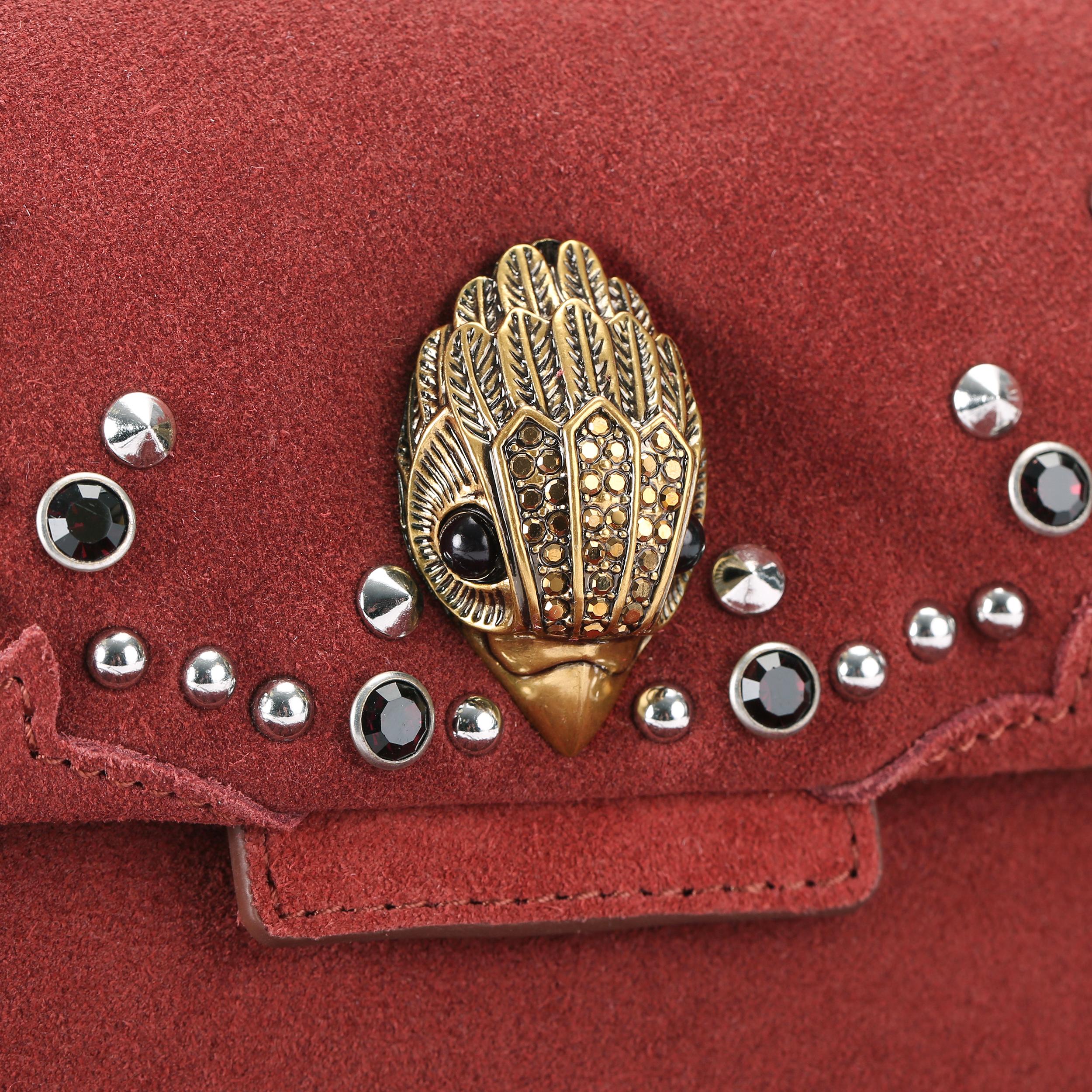 Kurt Geiger London Oxford Fringe Shoulder Bag - Red - view 5
