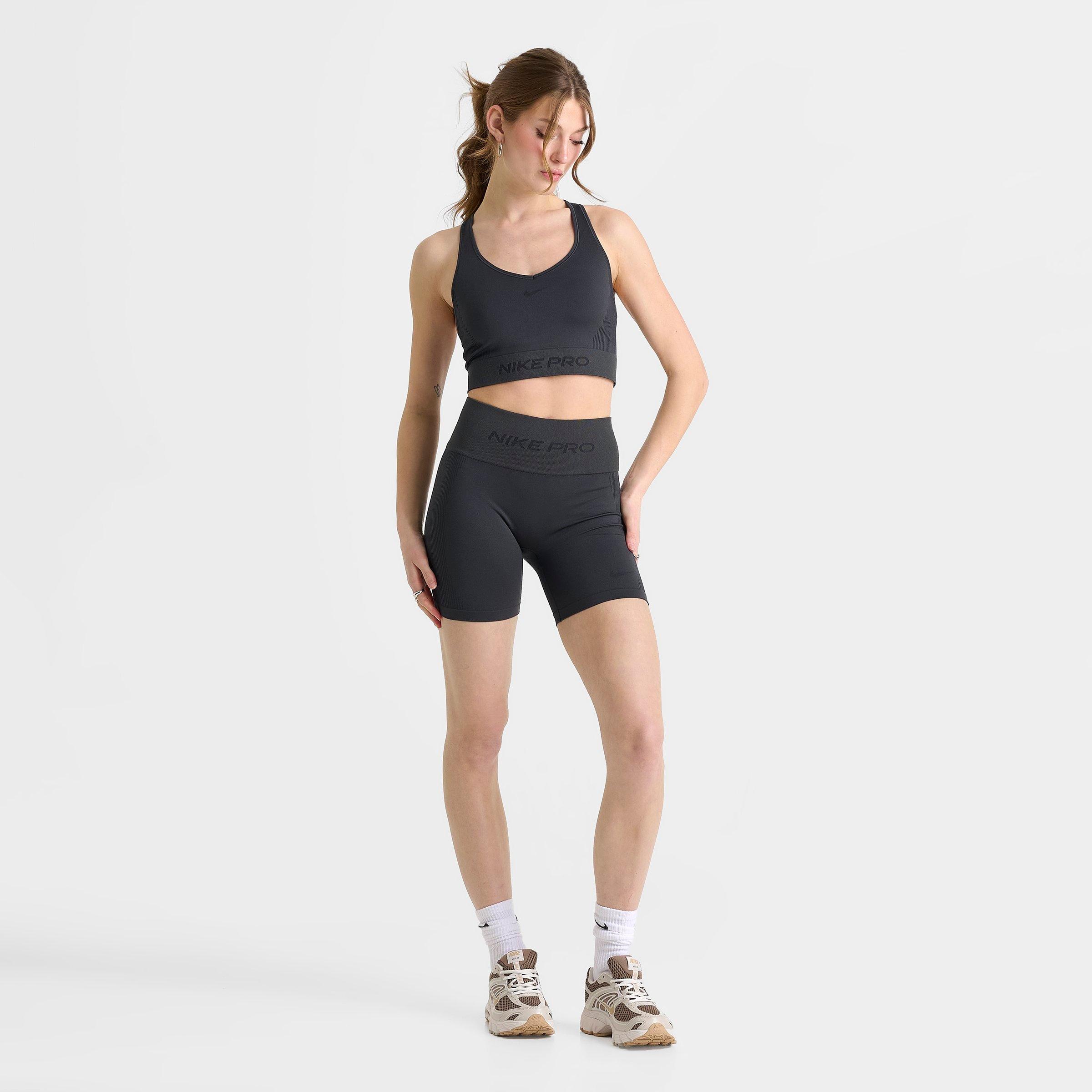Women's Nithtke Pro Seamless Dri-FIT High-Waisted 5" Biker Shorts - Dark Smoke Grey
