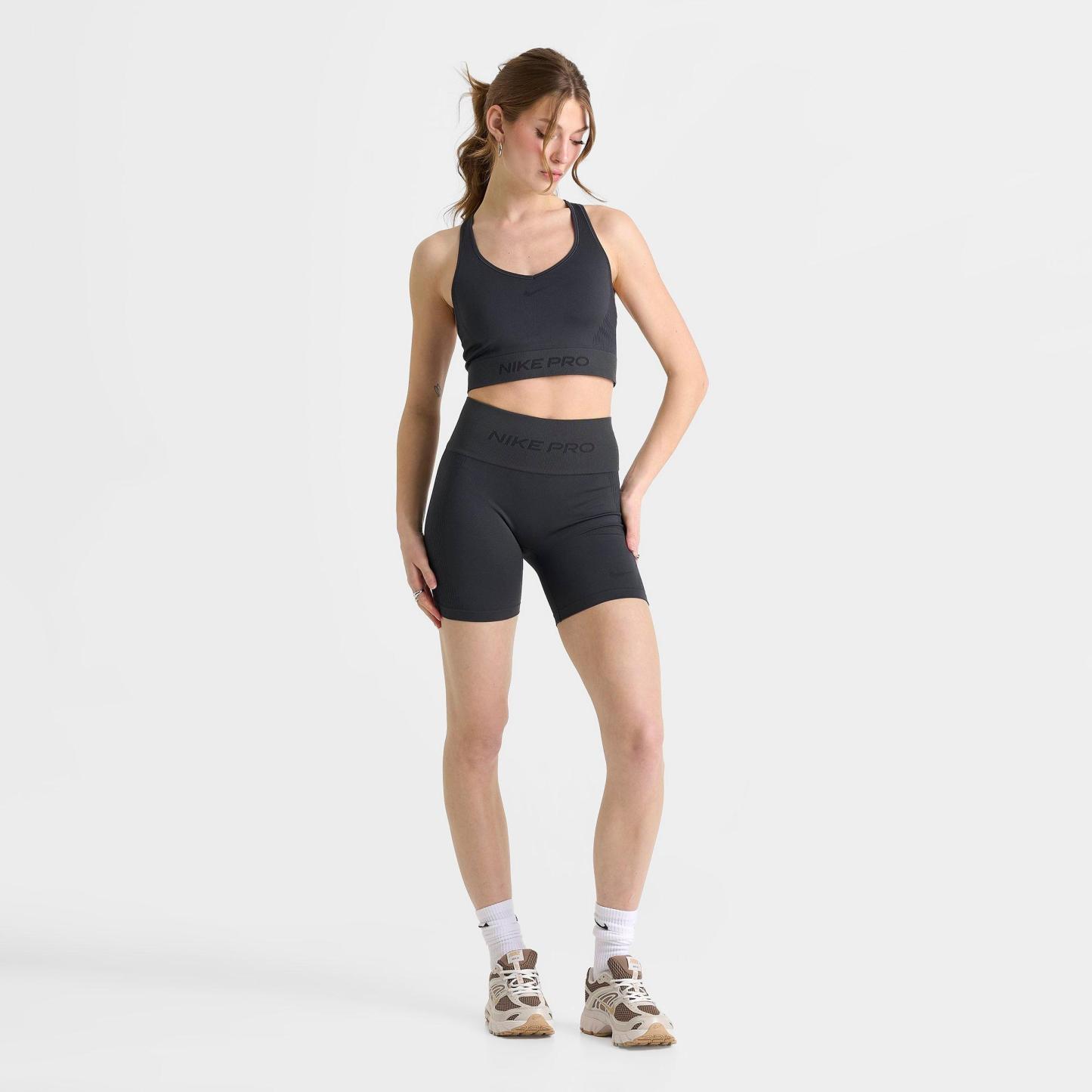 Women's Nithtke Pro Seamless Dri-FIT High-Waisted 5" Biker Shorts - Dark Smoke Grey