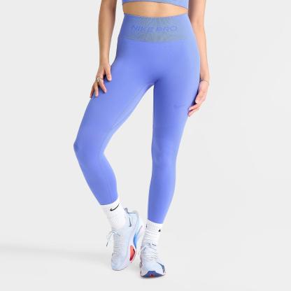 Women's Nithtke Pro Seamless High-Waisted 7/8 Leggings - Sapphire