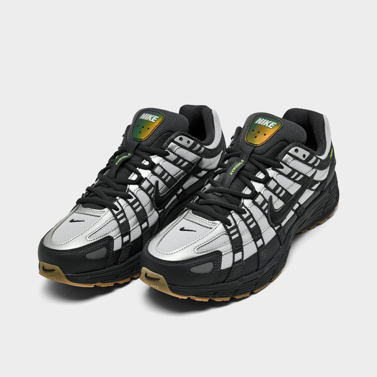 Men's Nike P-6000 Casual Shoes - Grey Fog/Black/Anthracite/Volt