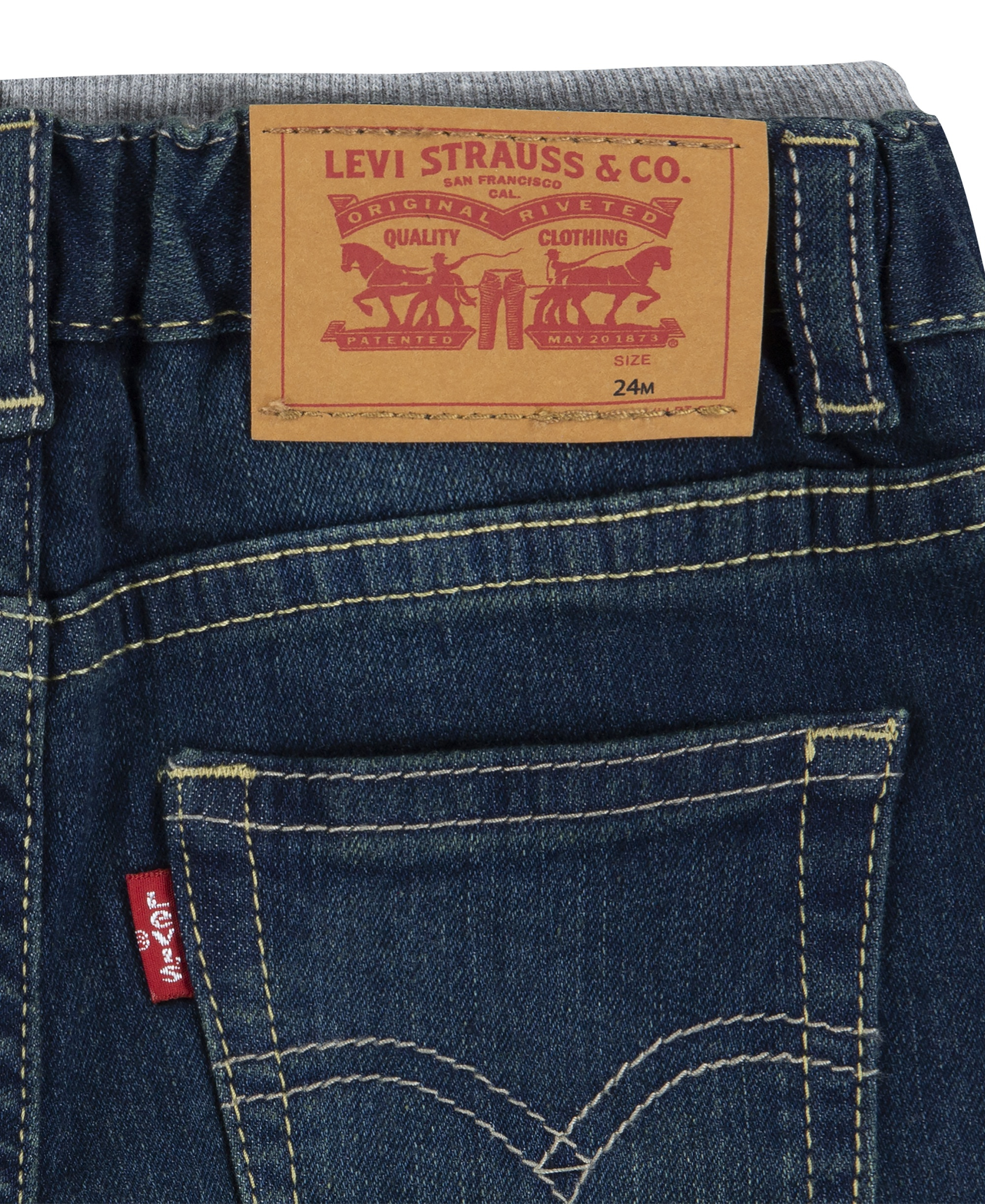 Levi's Baby Boys Pull On Jeans - Denim Stonewash