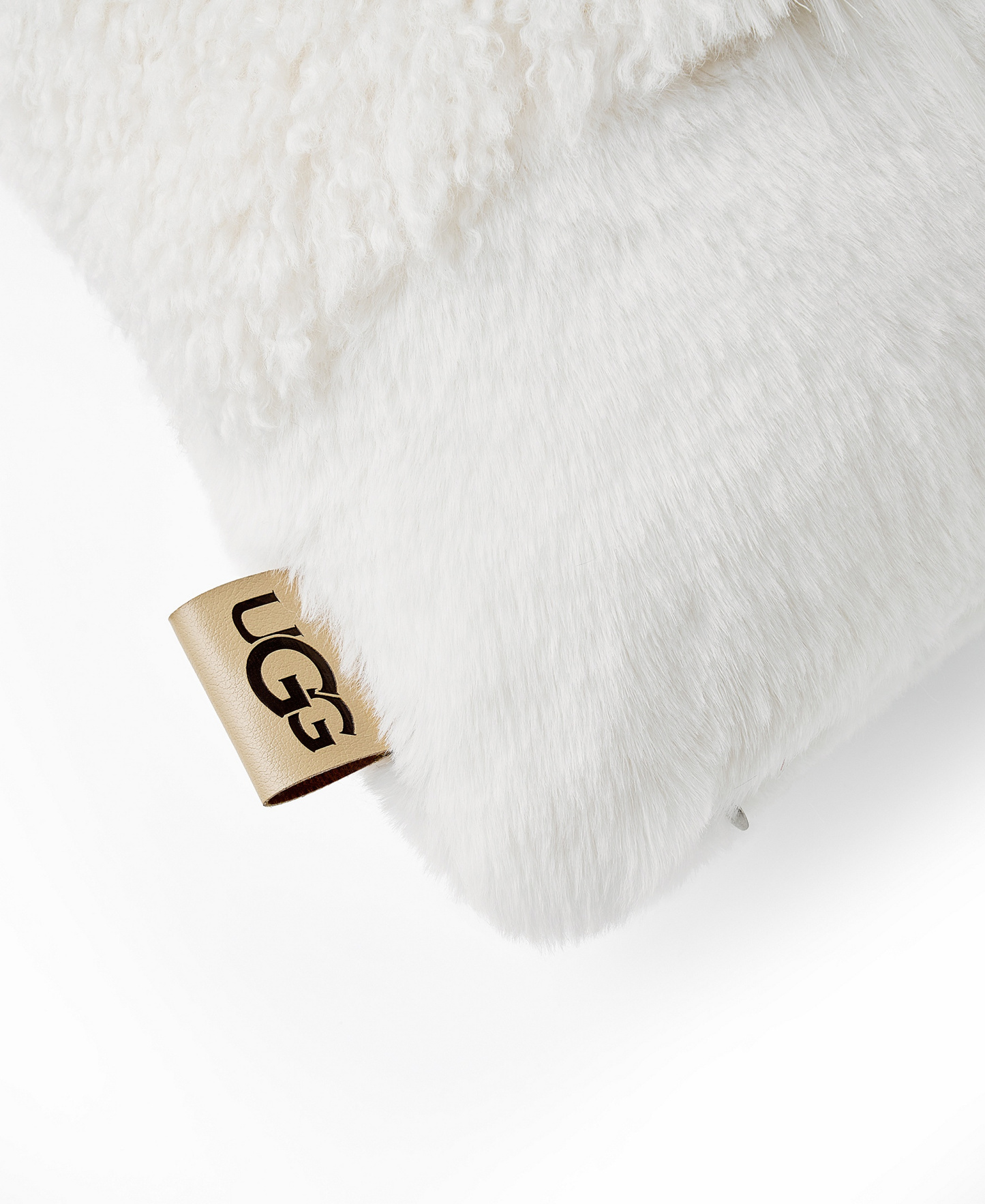 UGG® Corben Patchwork Decorative Pillow, 14" x 30" - Snow