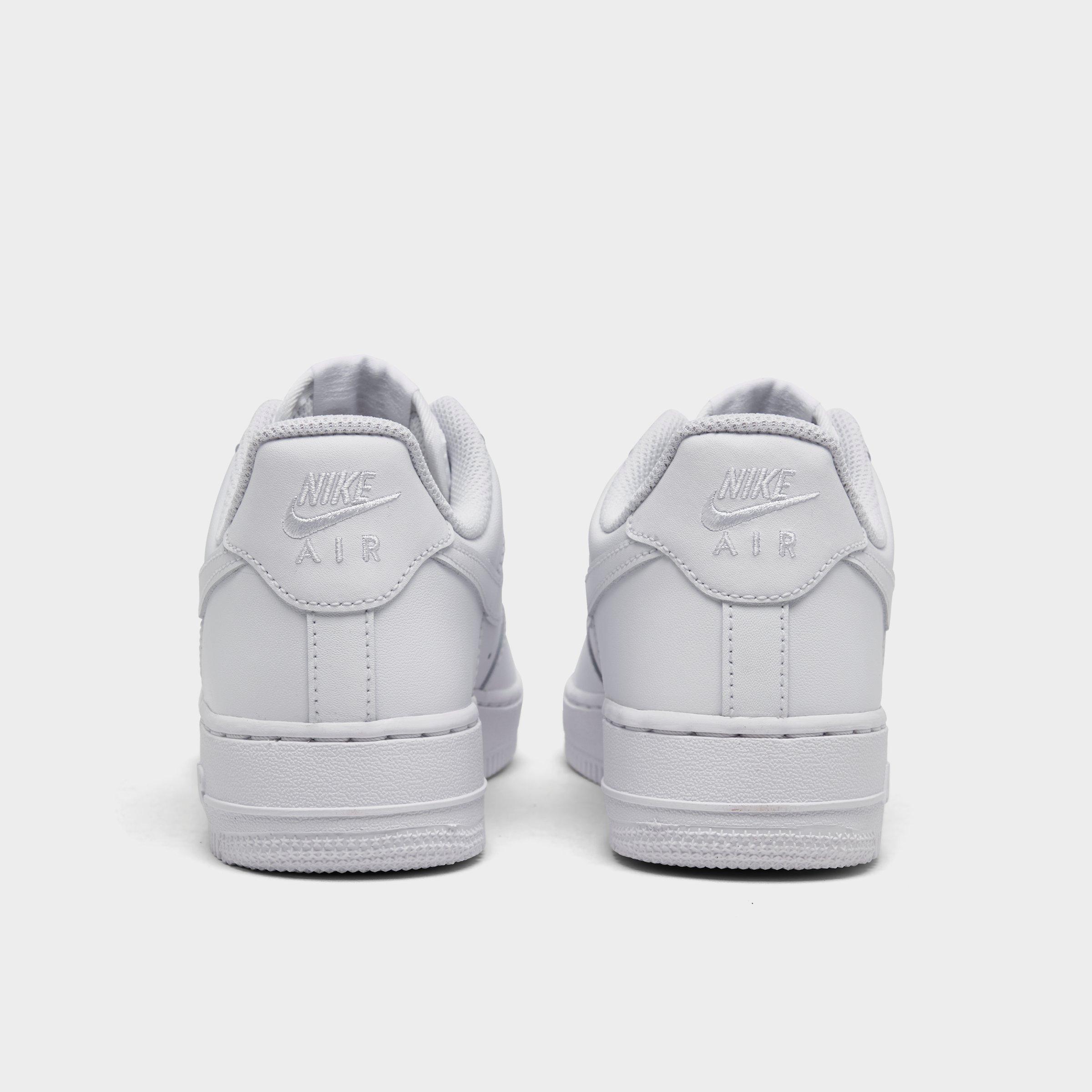 Women's Nithtke Air Force 1 Low Casual Shoes - White/White/White - Back view