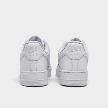 Women's Nithtke Air Force 1 Low Casual Shoes - White/White/White - Back view