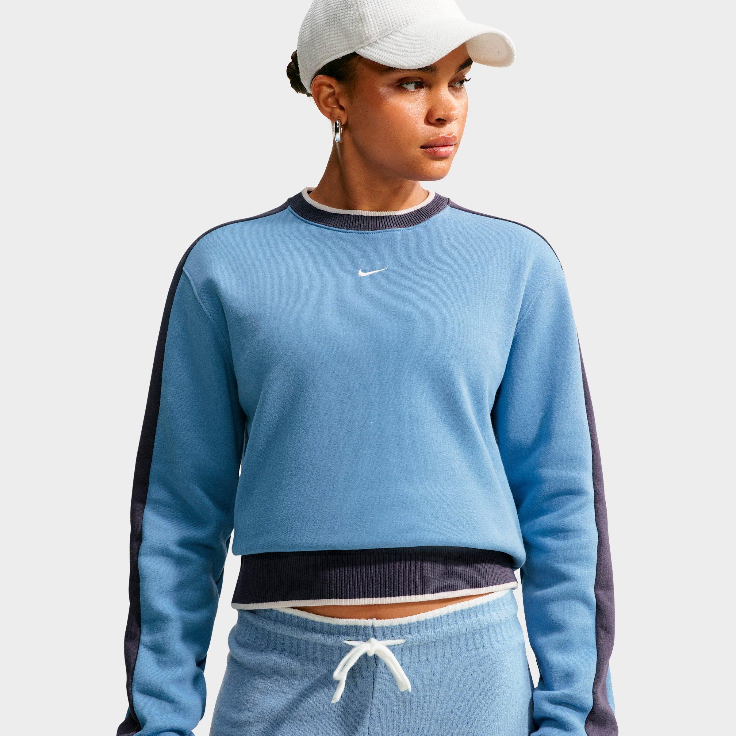 Women's Nithtke Studio Fleece Medium Weight Crewneck Sweatshirt - Work Blue/Gridiron/Sail