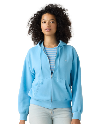 Levi's Women's Graphic Everyday Zip-Up Hoodie - Alaskan Blue