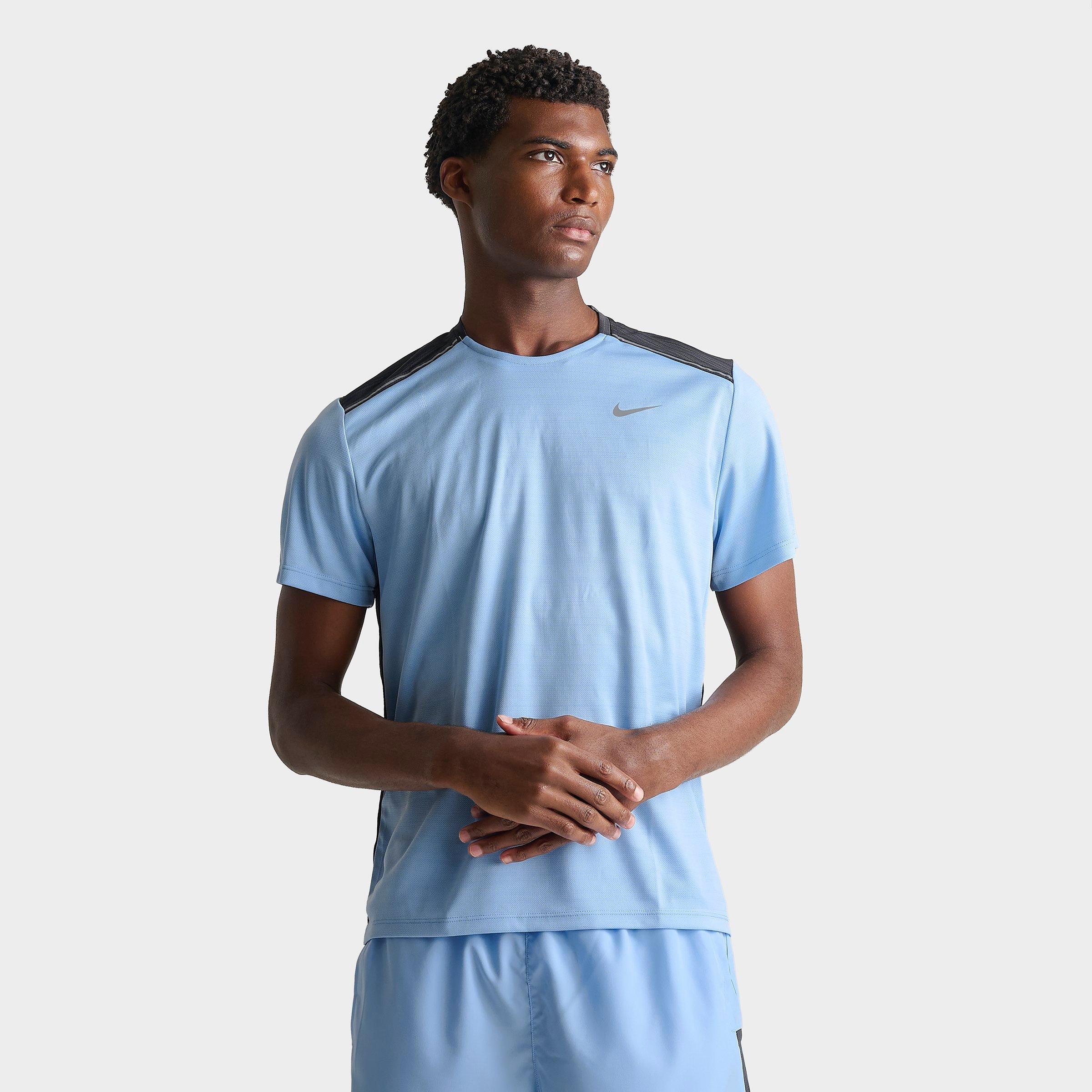 Men's Nithtke Miler Dri-FIT Running T-Shirt - Psychic Blue/Anthracite