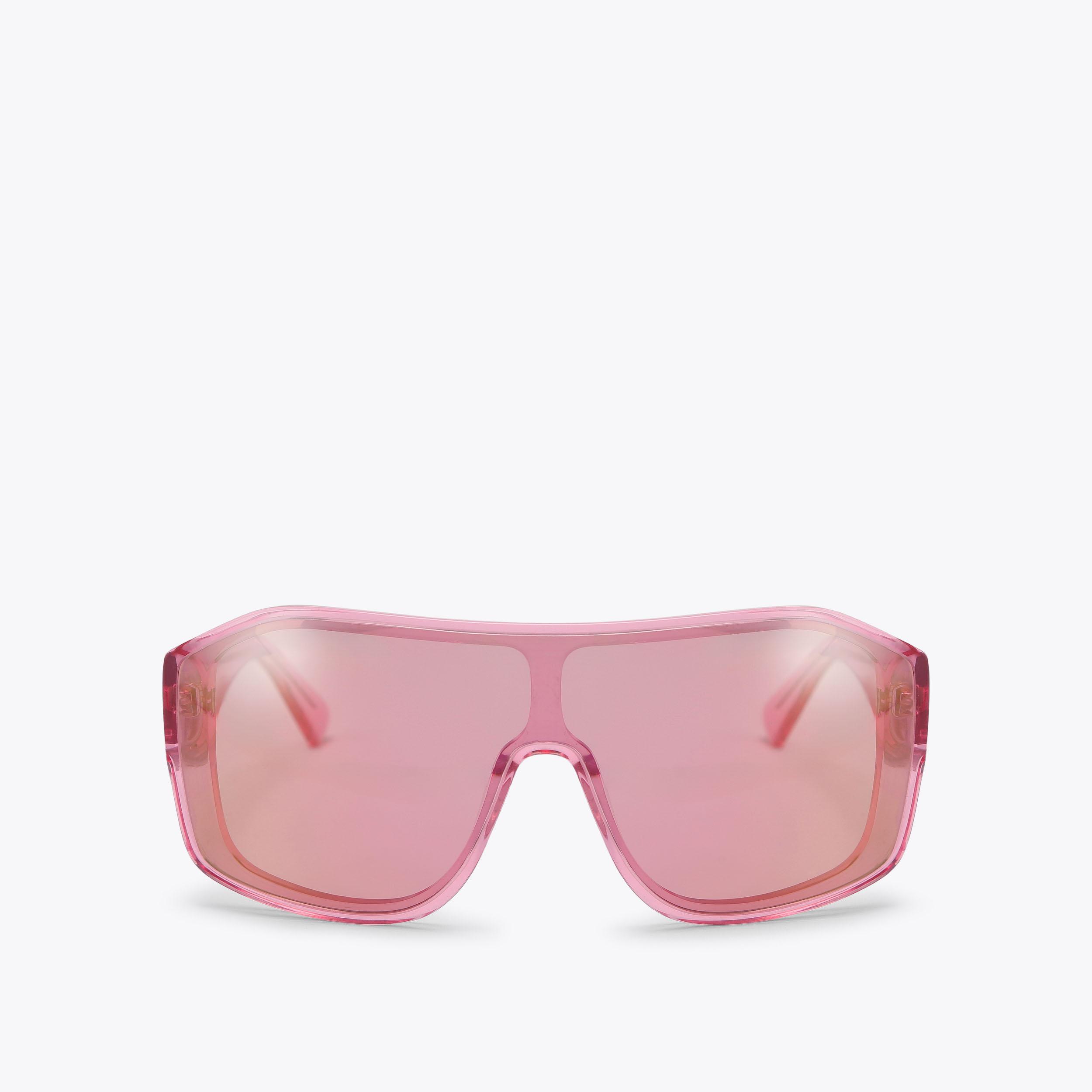 Kurt Geiger London Kurt Oversized Visor Sunglasses - Pink