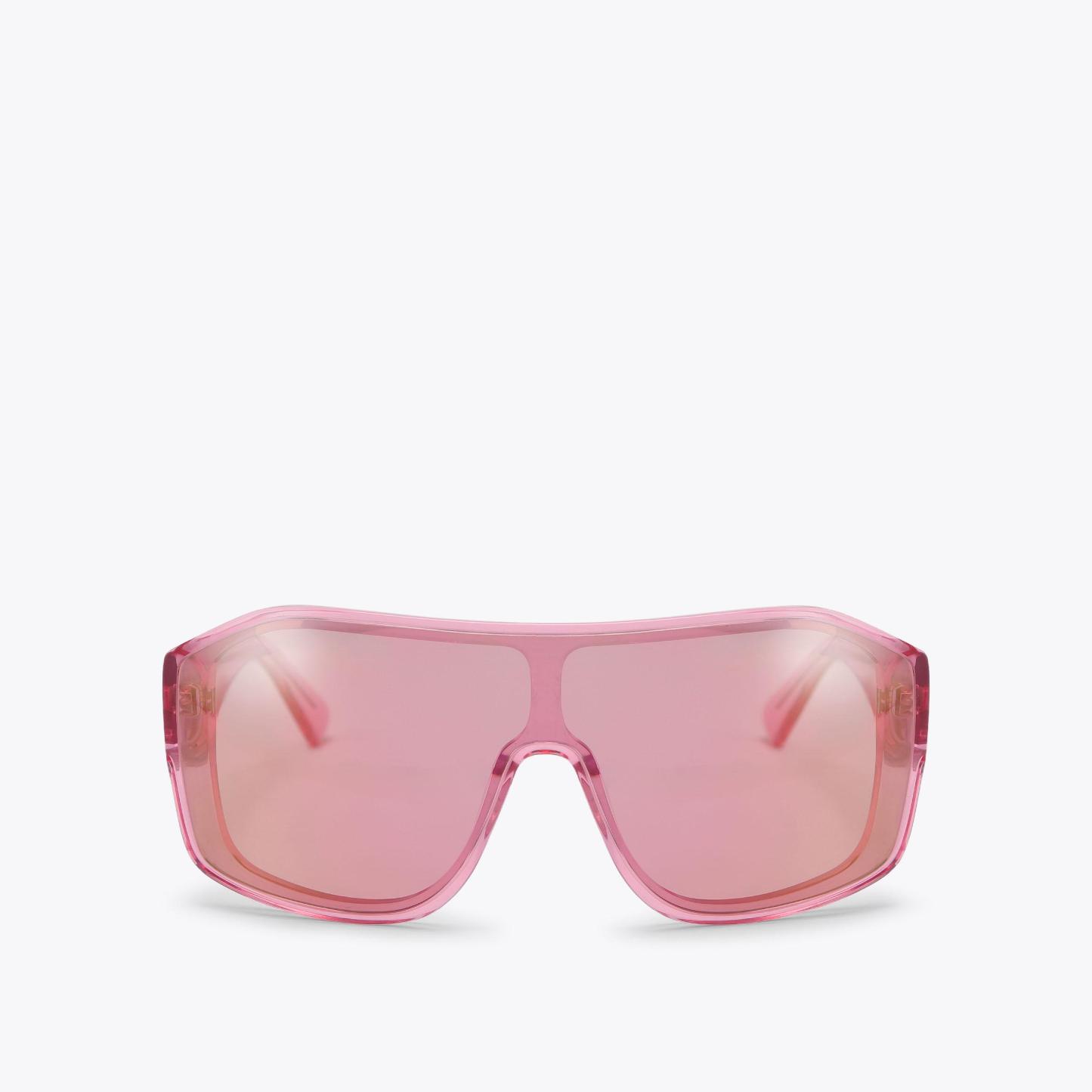 Kurt Geiger London Kurt Oversized Visor Sunglasses - Pink