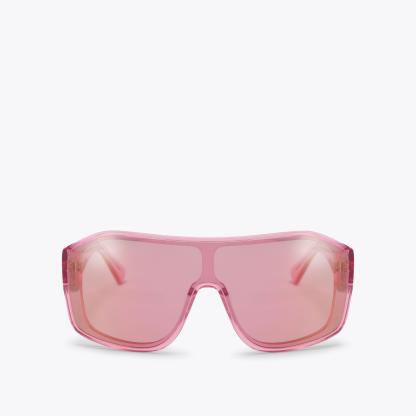 Kurt Geiger London Kurt Oversized Visor Sunglasses - Pink
