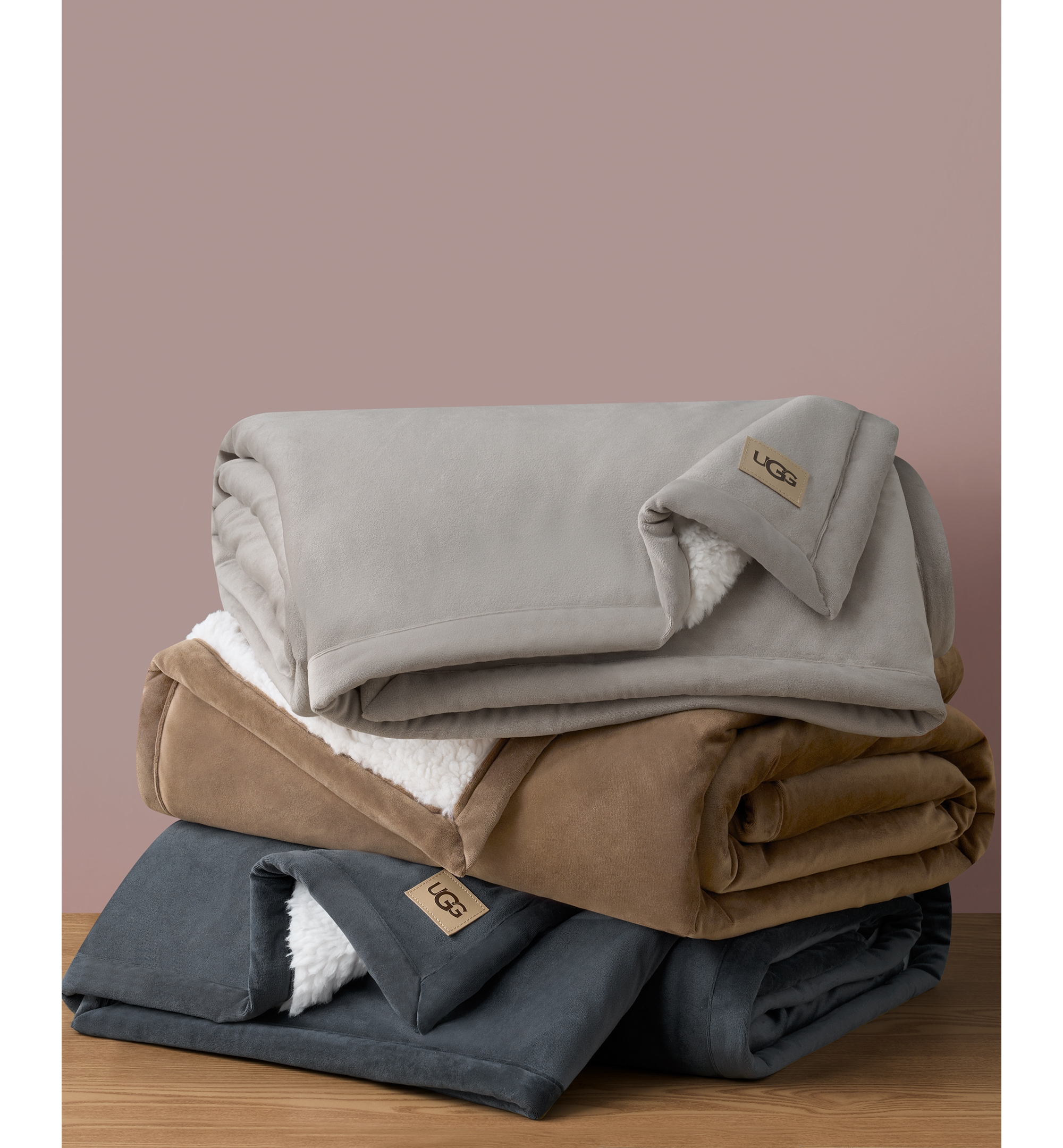 UGG® Dasha Throw, 50" x 70" - Oyster