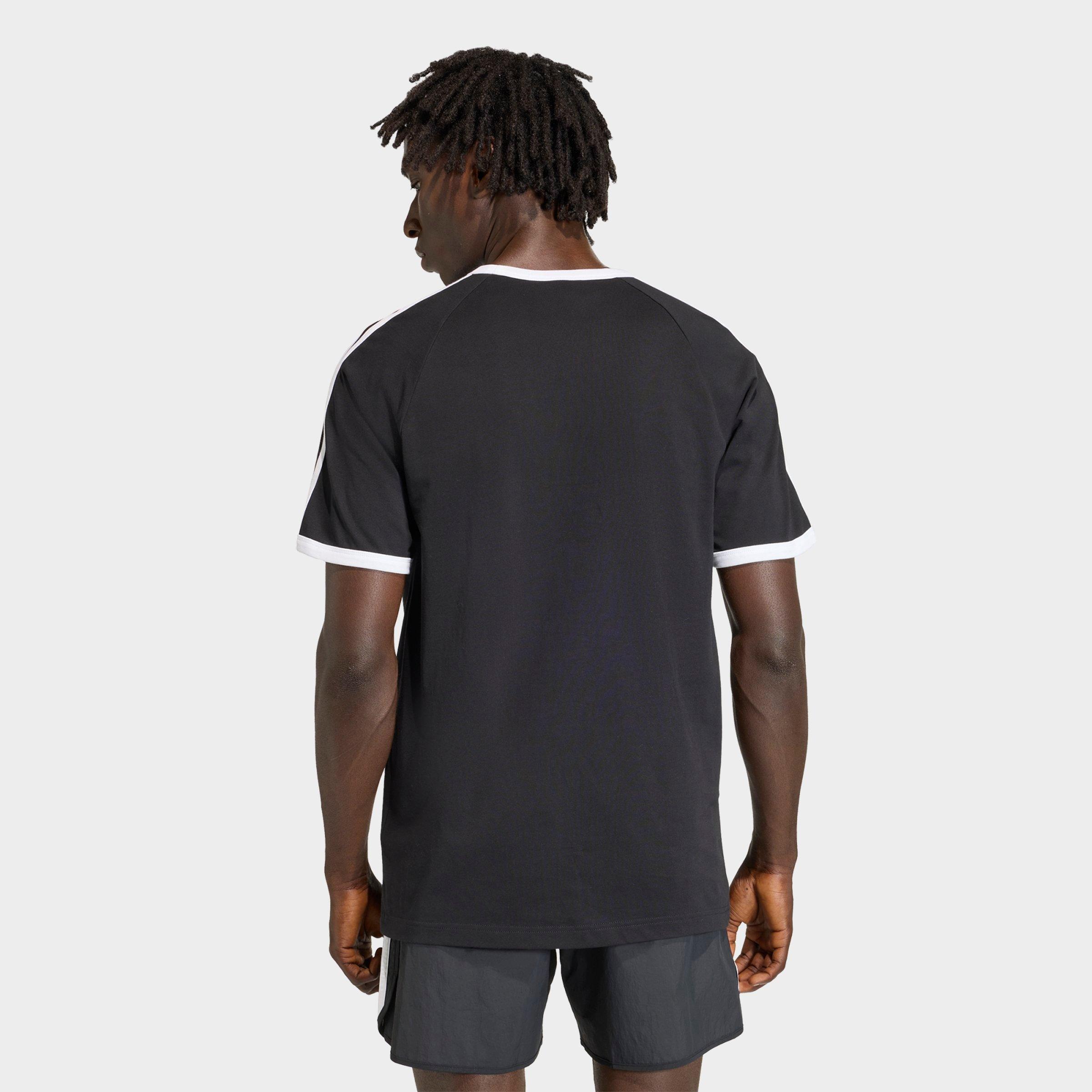 Men's adidas Originals adicolor 3-Stripes T-Shirt - Black