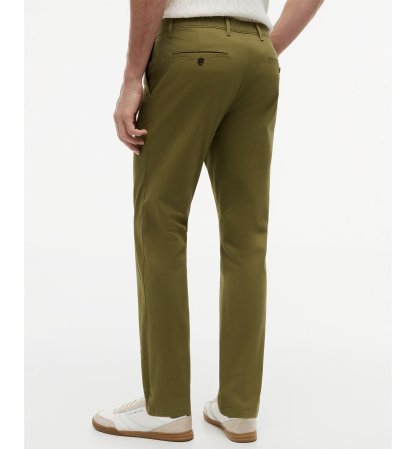 Tommy Hilfiger Men's Slim-Straight Fit Stretch Chino Pants - Uniform Olive