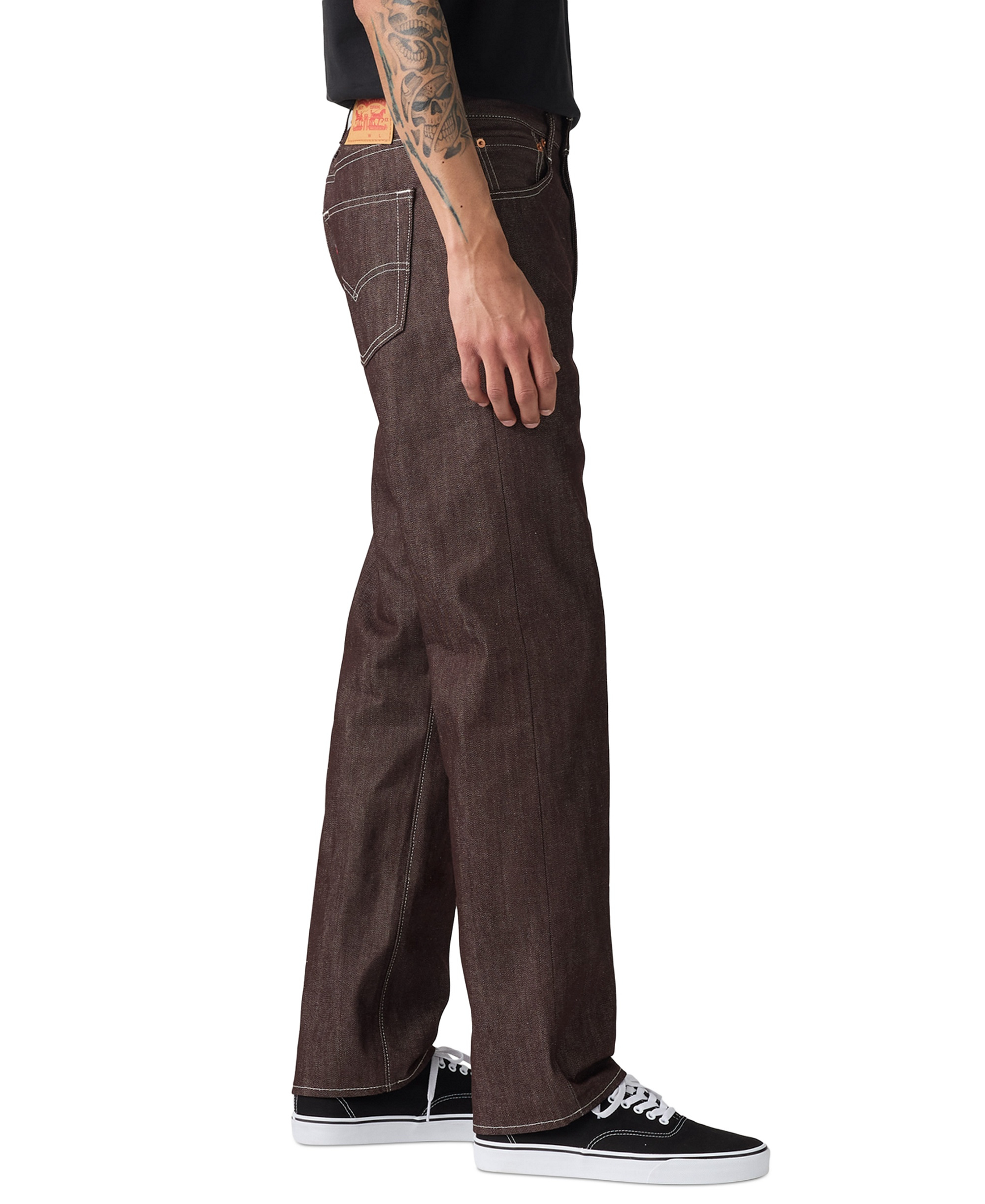 Levi's Men's 501® Original Shrink-to-Fit™ Non-Stretch Jeans - Burgundy