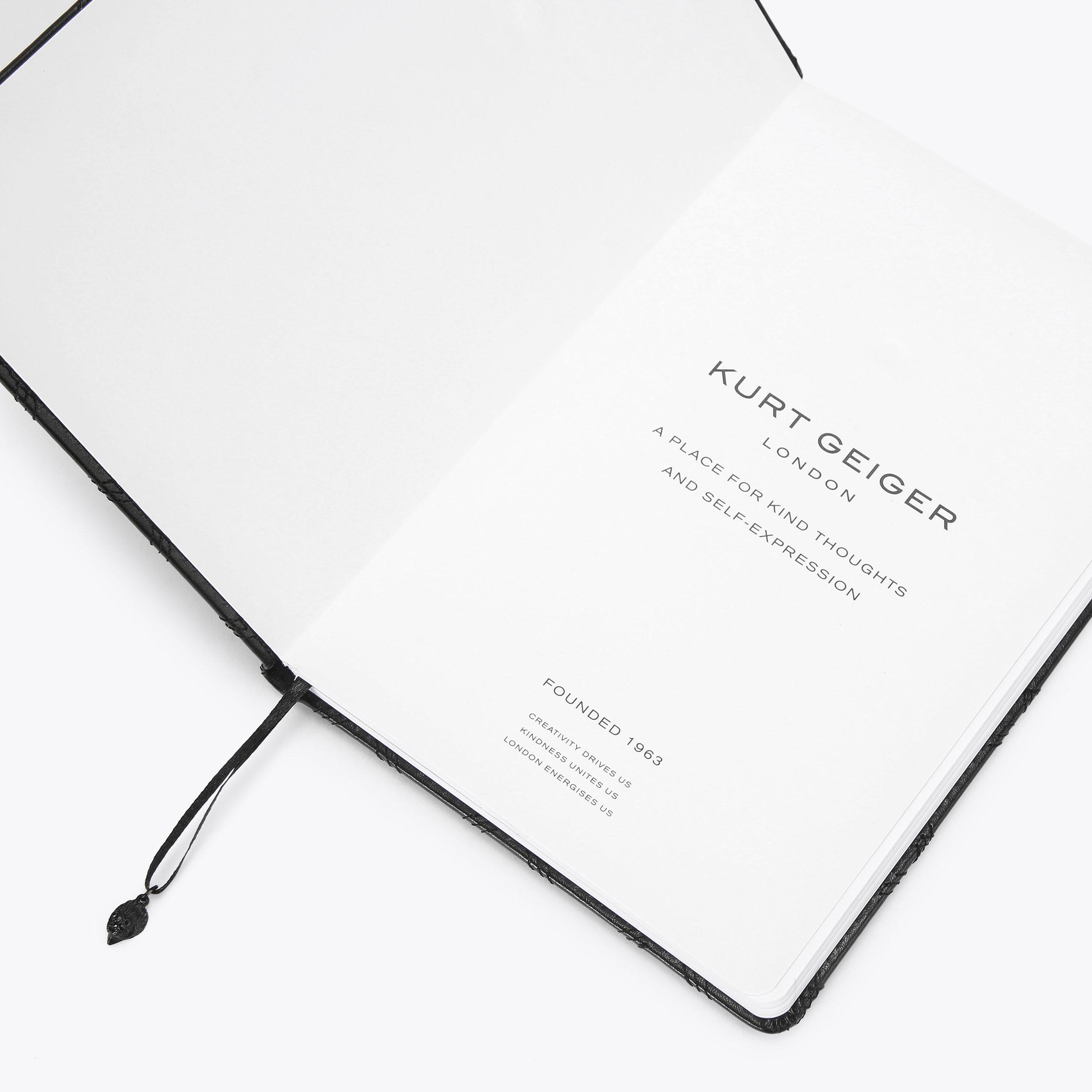 Kurt Geiger London Eagle Notebook - Black - view 4