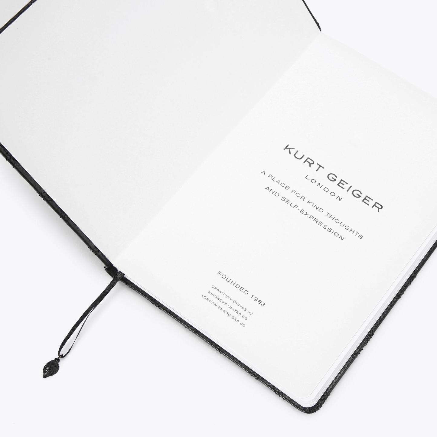 Kurt Geiger London Eagle Notebook - Black - view 4