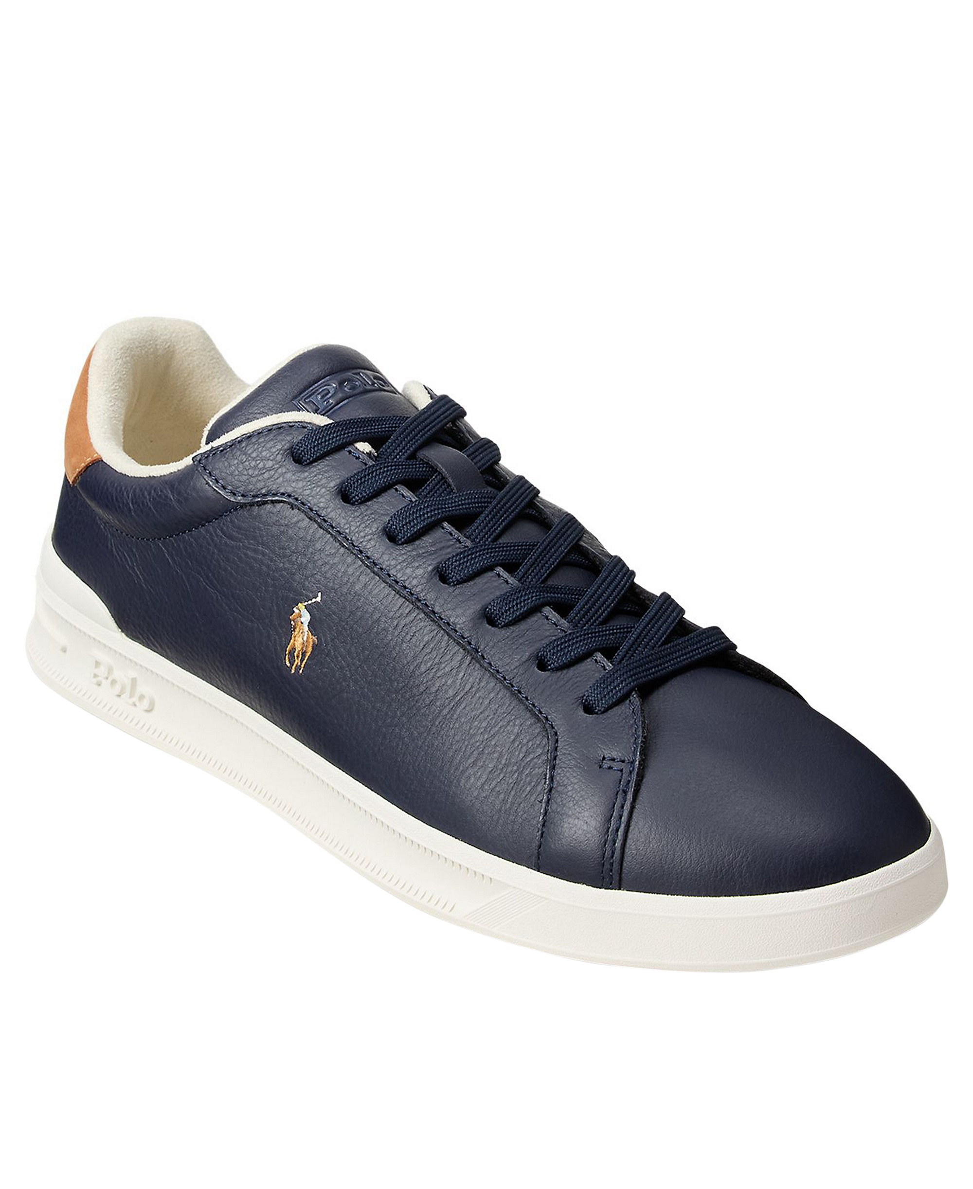 Polo Ralph Lauren Men's Heritage Court II Embroidered Lace-Up Shoes - Blue