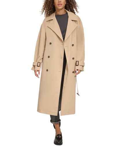 Levi's Women's Classic Relaxed Fit Belted Trench Coat - Khaki
