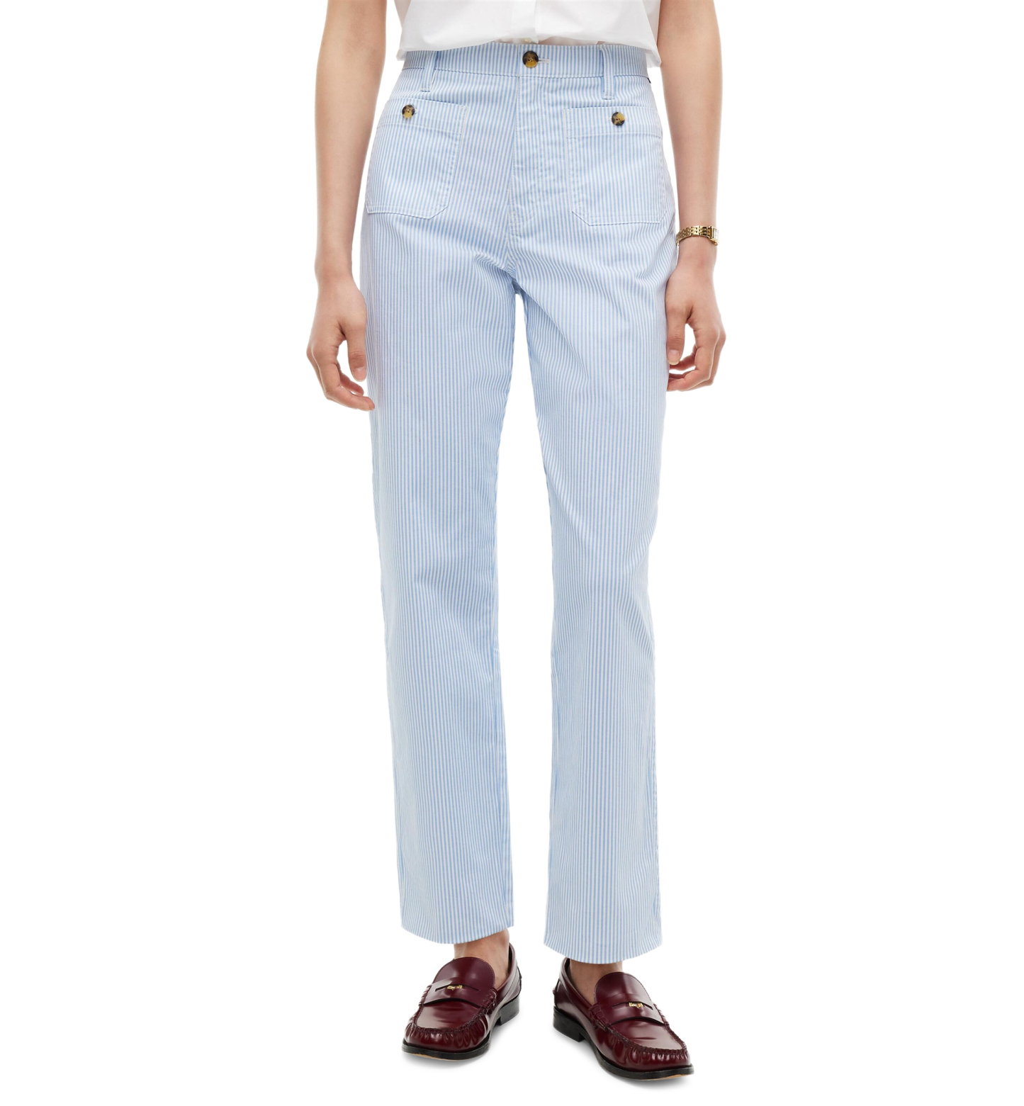 Tommy Hilfiger Women's Twill Patch Pocket Chinos Pants - Classic Ithaca