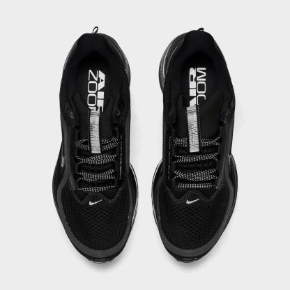 Women's Nithtke Pegasus Premium Running Shoes - Part 1 - Black/Metallic Silver/Black - Top view