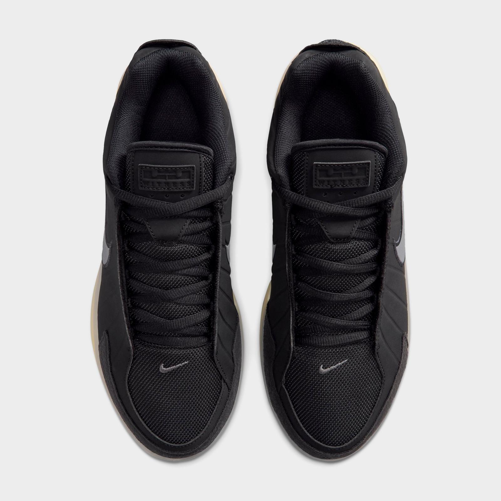 Men's Nike LeBron Witness 9 Basketball Shoes - Black/Coconut Milk/Iron Grey