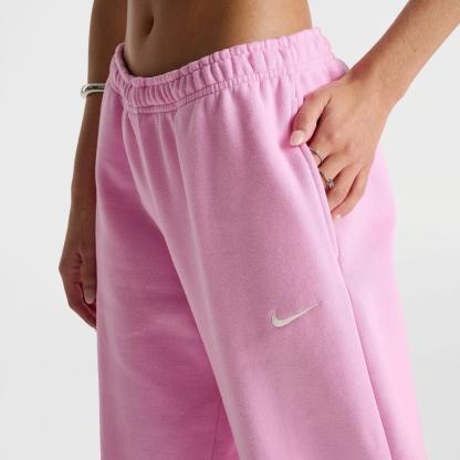 Women's Nithtke Studio Fleece Medium-Weight Wide-Leg Pants - Pink Rise/Sail