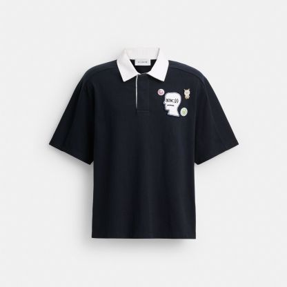 Coach | Brain Dead Rugby Polo - Navy Blue