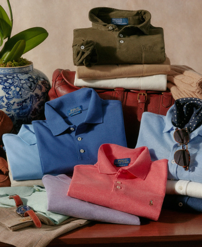 Polo Ralph Lauren Men's Classic-Fit Soft Cotton Polo Shirt - Highland Rose Heather