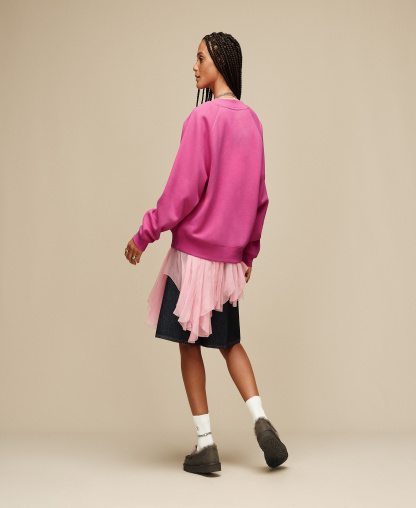 UGG Women's Logo Crewneck Sweatshirt - Woodviolet