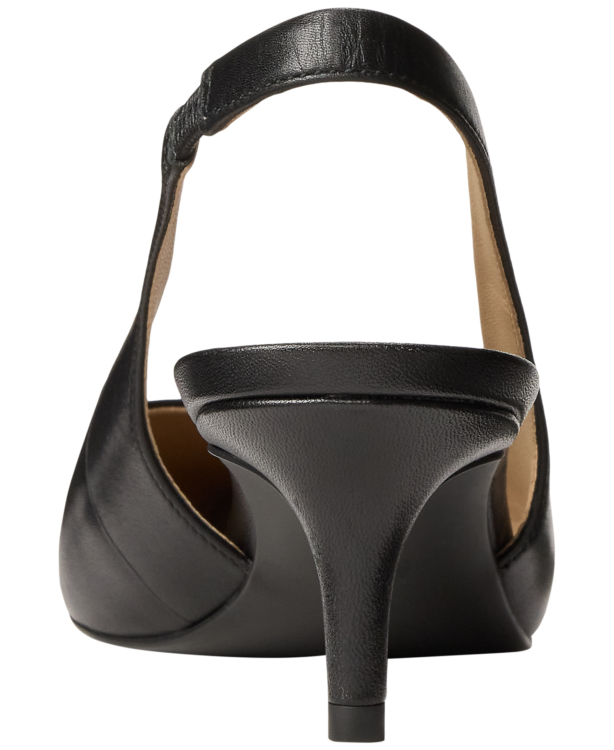 Lauren Ralph Lauren Women's Lolah II Slingback Pumps - Black Leather